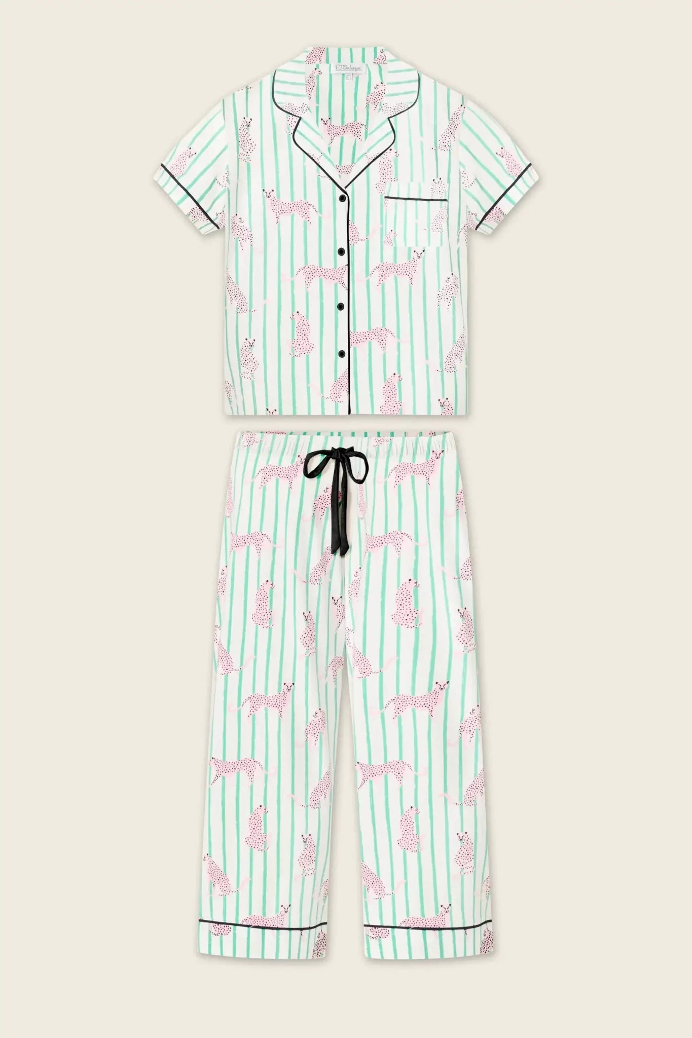PJ SALVAGE Whimsy Cropped PJ Set | Multiple Patterns - PJ Salvage - Cloud Nine Pajamas