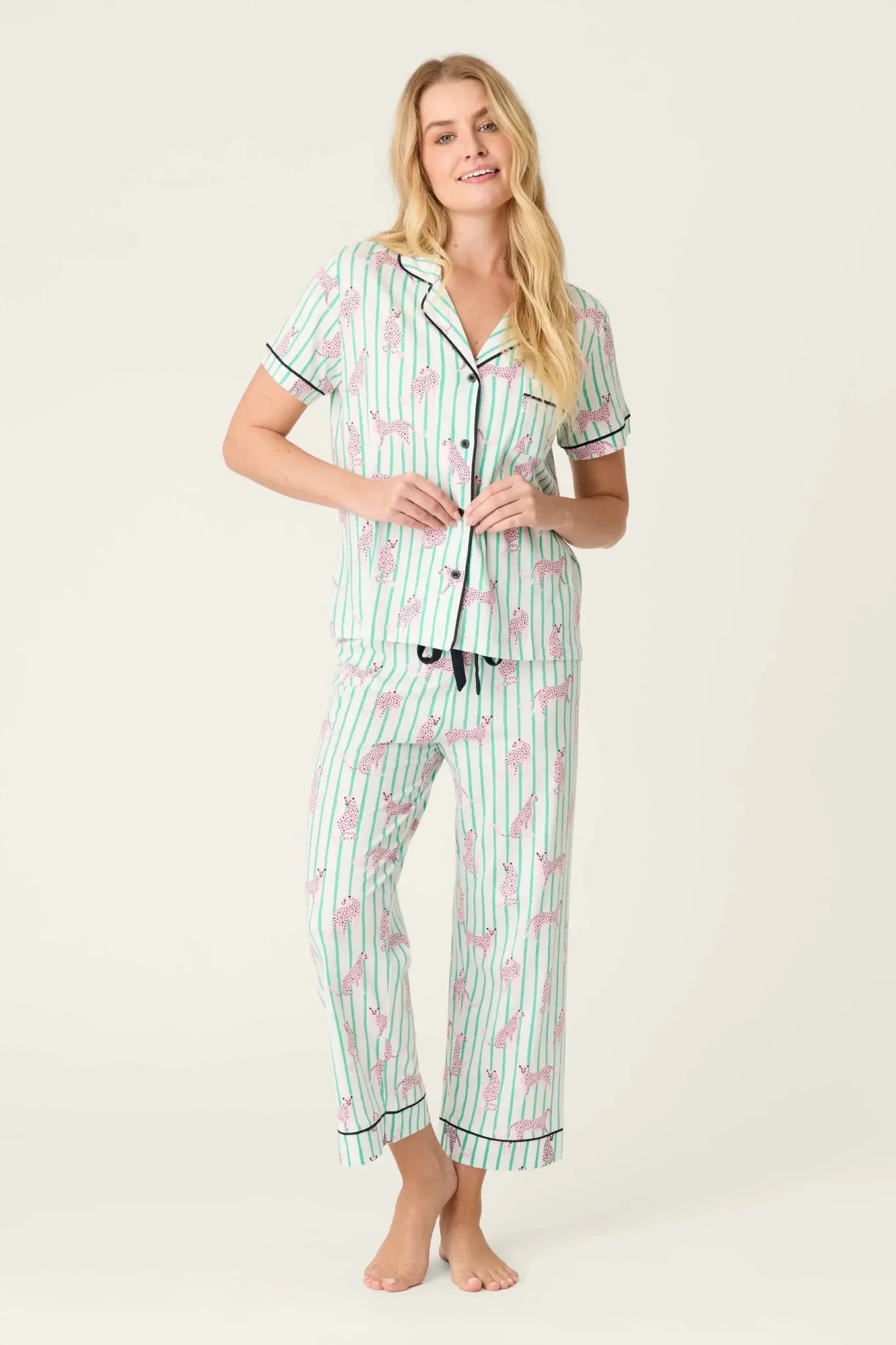 PJ SALVAGE Whimsy Cropped PJ Set | Multiple Patterns - PJ Salvage - Cloud Nine Pajamas