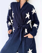 Pomona Fuzzy Yarn Robe Splendid | Ultra - Soft Chunky Chenille - Splendid - Cloud Nine Pajamas