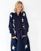 Pomona Fuzzy Yarn Robe Splendid | Ultra - Soft Chunky Chenille - Splendid - Cloud Nine Pajamas
