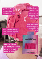 Remove It Quick Dry Microfiber Hair Towel Wrap – Anti-Frizz