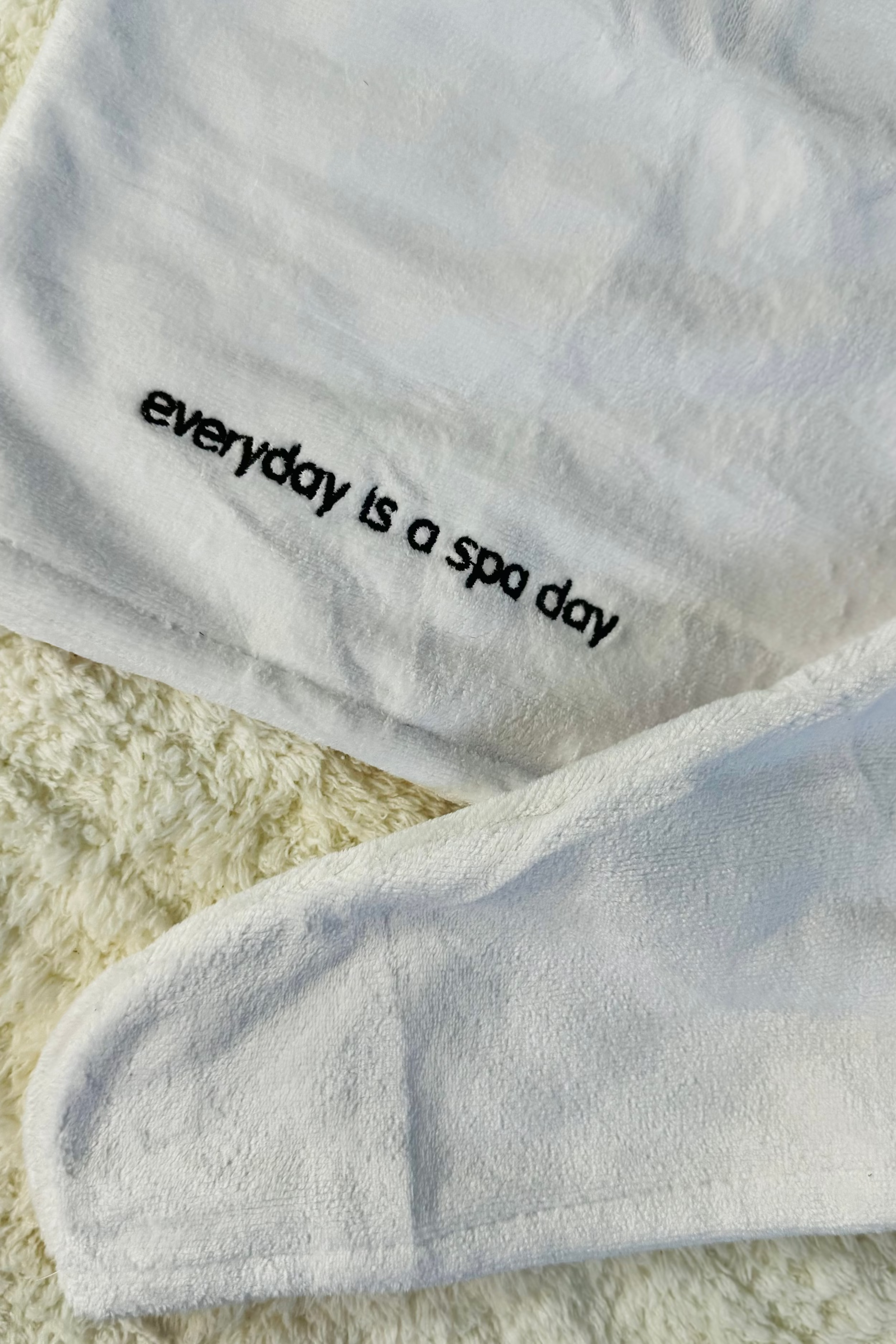 "Every Day is a Spa Day" Quick Dry Hair Towel Wrap 