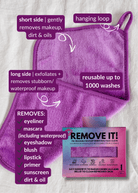Remove It Reusable Makeup Remover Cloth | Icy Purple - Remove It - Cloud Nine Pajamas