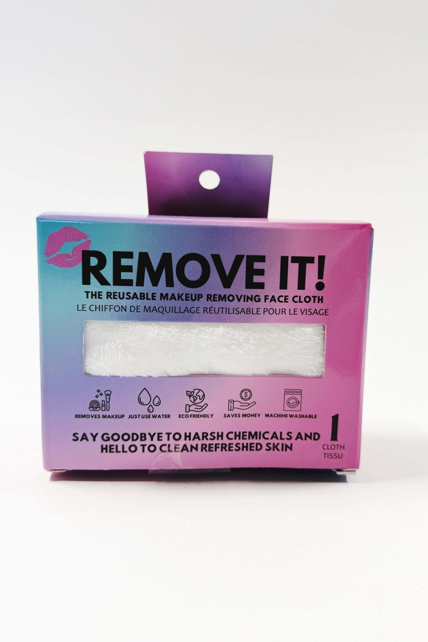white remove it reusable makeup removing face cloth microfibre eco friendly skincare essential - just use warm water!