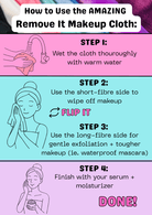Remove It Reusable Makeup Remover Cloth | White - Remove It - Cloud Nine Pajamas