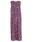 Rhea Mauve Mix Lace - Detail Floral Print Long Nightdress | Nora Rose by Cyberjammies - Cyberjammies - Cloud Nine Pajamas