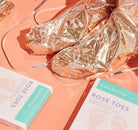 Patchology Rosé Toes renewing foot heel mask rose gold booties