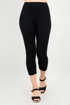 Ruby Bamboo Capri Leggings - High Rise, Anti - Chafe - Blue Sky Clothing Co - Cloud Nine Pajamas