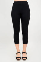 women's bamboo legging capri length soft Blue Sky Clothing Co.