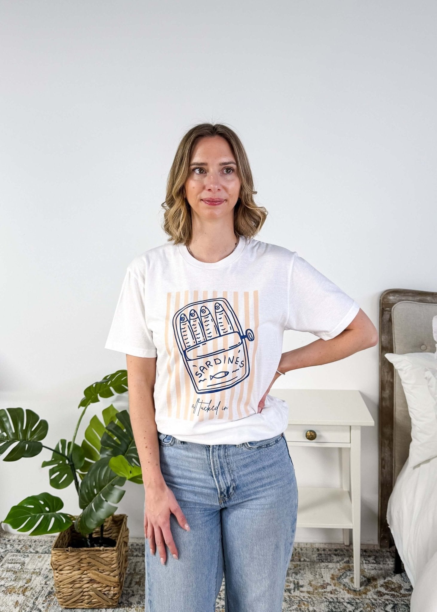Sardine Crew Fit Graphic Tee