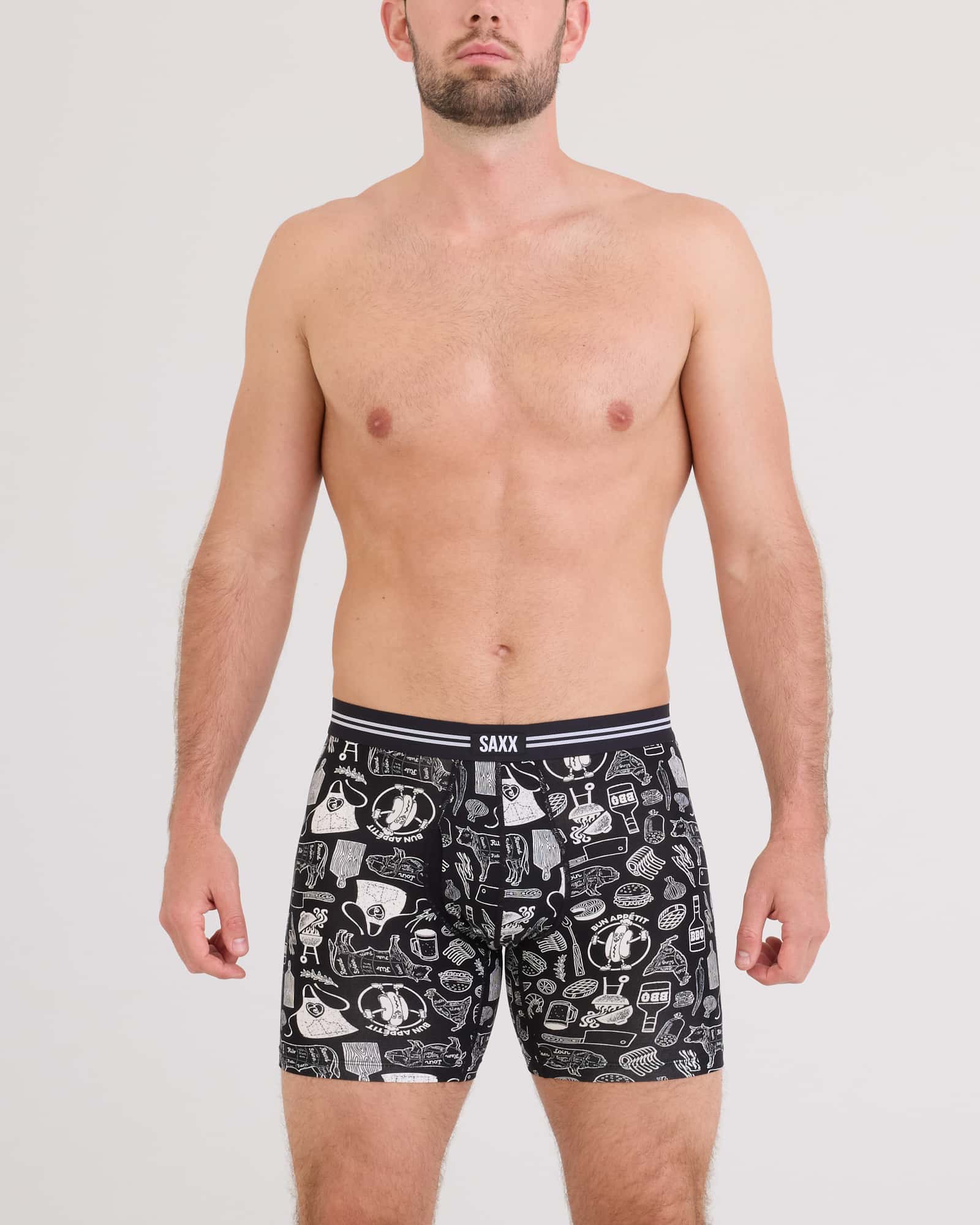 SAXX Vibe Boxer Brief – Moisture - Wicking EcoVero™ Jersey with Patented BallPark Pouch™ - Saxx Underwear Co. - Cloud Nine Pajamas