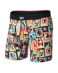 Vibe Xtra Soft Comfort Boxer Brief in colorful dog print by SAXX