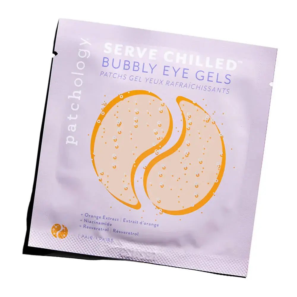 Patchology Serve Chilled Bubbly Eye Gels Brightening Single Pair