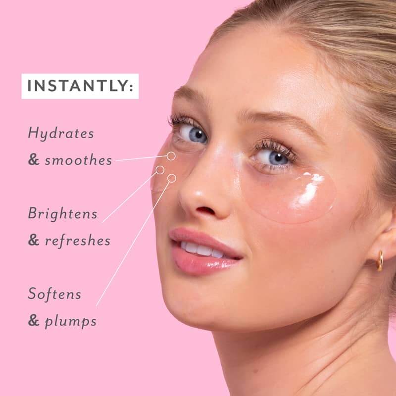 Serve Chilled Rosé Hydrating Eye Gels | Patchology (15 Pairs/Tin)