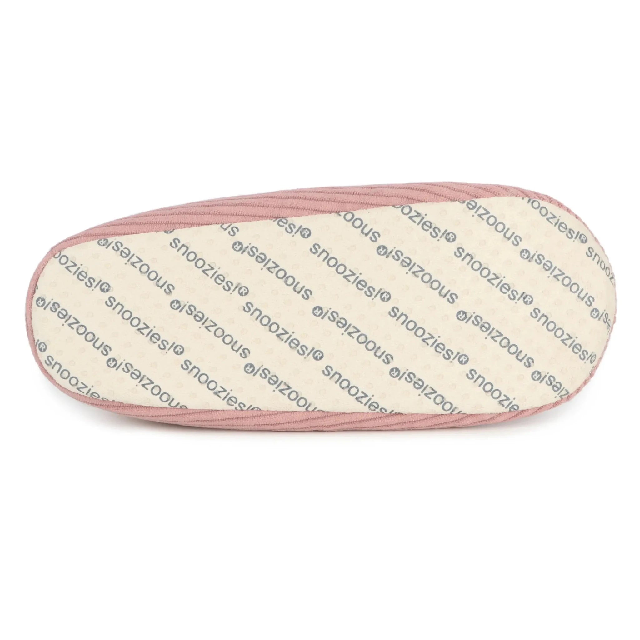 Snoozies Plush COZY Slipper Socks cozy corduroy peach