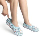 Snoozies Skinnies Lightweight Slipper Socks with Non - Skid Soles & Sherpa Lining - Snoozies - Cloud Nine Pajamas