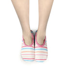 Snoozies Skinnies Lightweight Slipper Socks with Non - Skid Soles & Sherpa Lining - Snoozies - Cloud Nine Pajamas