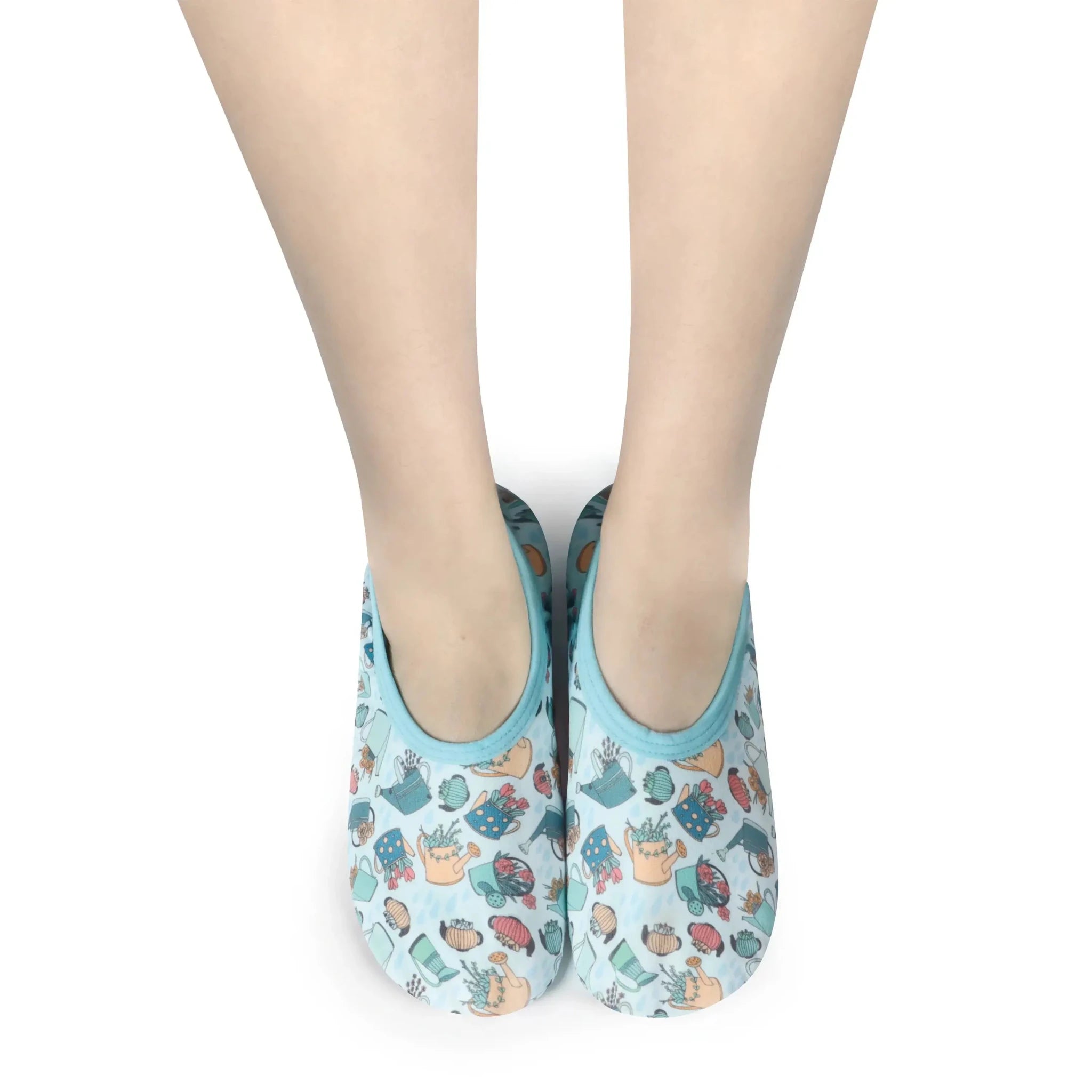 Snoozies Skinnies Lightweight Slipper Socks with Non - Skid Soles & Sherpa Lining - Snoozies - Cloud Nine Pajamas