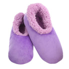 Snoozies Plush COZY Slipper Socks soft plush purple