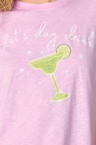 Softee "Let's Day Drink" Graphic Print Short PJ Set -PJ Salvage- Cloud Nine Pajamas