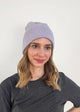 lilac unisex knit sold beanie toque for winter by Gertex