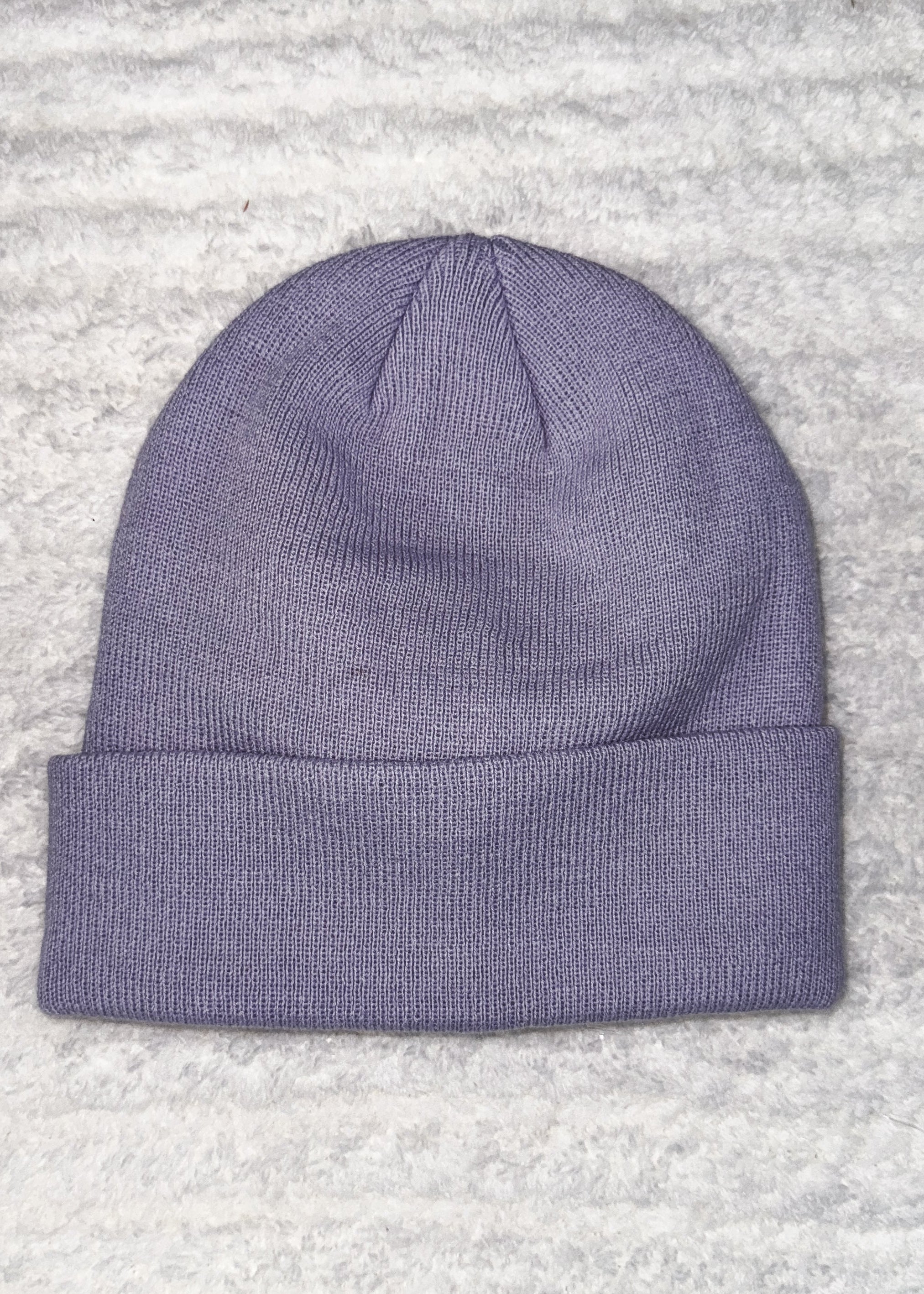 lilac unisex knit sold beanie toque for winter by Gertex