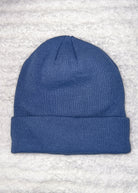 blue unisex knit sold beanie toque for winter by Gertex