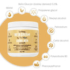 Soothing Beta Cream by Dr. Mann with ingredients listed on a white background