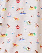 SPLENDID — Flora Pillowsoft Short Set | Tossed Fruit Flora & Beach Dogs Flora - Splendid - Cloud Nine Pajamas