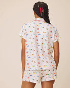 SPLENDID — Flora Pillowsoft Short Set | Tossed Fruit Flora & Beach Dogs Flora - Splendid - Cloud Nine Pajamas
