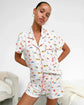 SPLENDID — Flora Pillowsoft Short Set | Tossed Fruit Flora & Beach Dogs Flora - Splendid - Cloud Nine Pajamas
