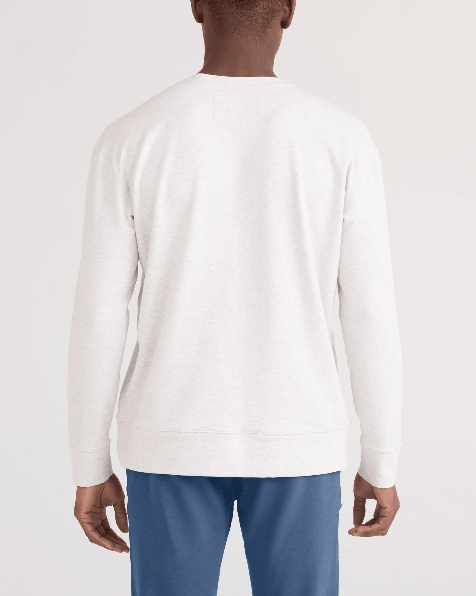 men's 3six five crew in steel heather by SAXX