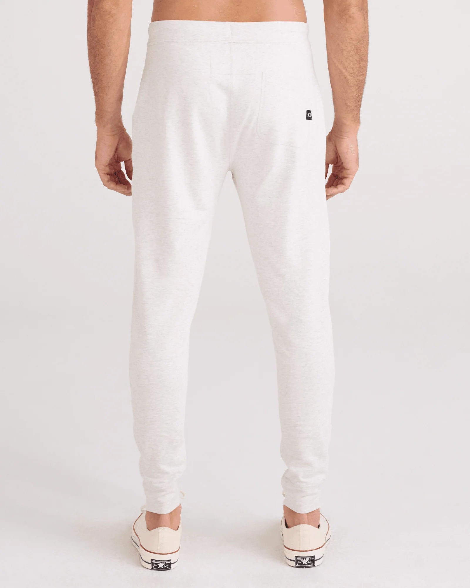 men's 3six five jogger sweatpant in steel heather by Saxx