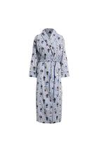 Heritage Striped Polo Bear Cotton Sateen Robe by Polo Ralph Lauren featuring iconic Polo Bear motif on a striped design.