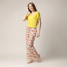 women's flannel pajama pant with cookie holiday print by Mahogany