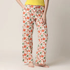 women's flannel pajama pant with cookie holiday sweet treats print by Mahogany