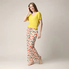 women's flannel pajama pant with cookie holiday print by Mahogany