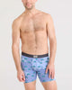 man in the blue suit blue - ultra super soft boxer saxx