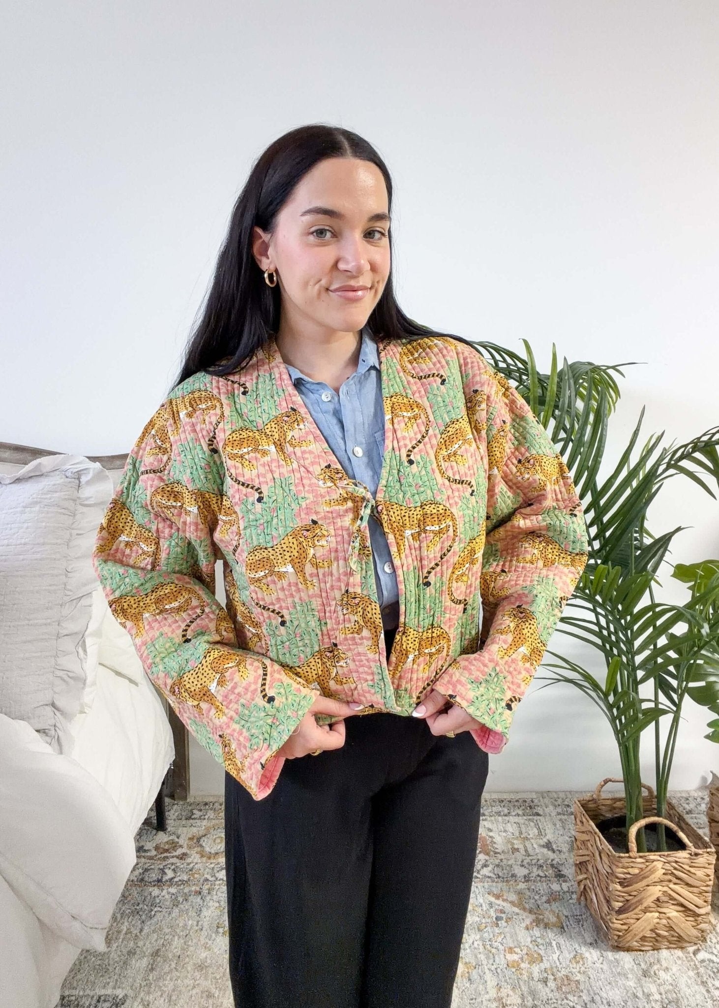 The Clara Quilted Reversible Jacket by French Toast Handmade - French Toast Handmade - Cloud Nine Pajamas