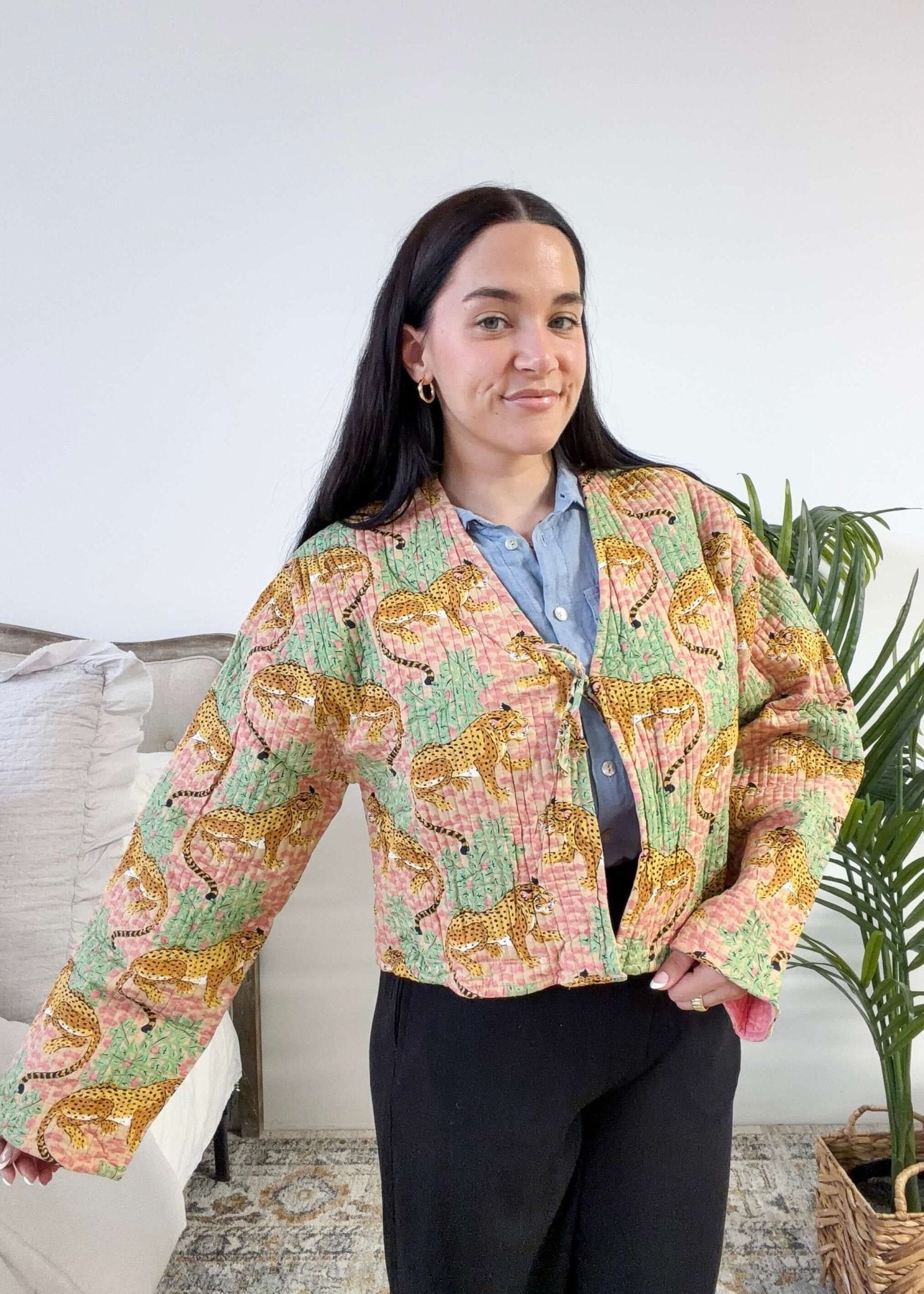 The Clara Quilted Reversible Jacket by French Toast Handmade - French Toast Handmade - Cloud Nine Pajamas