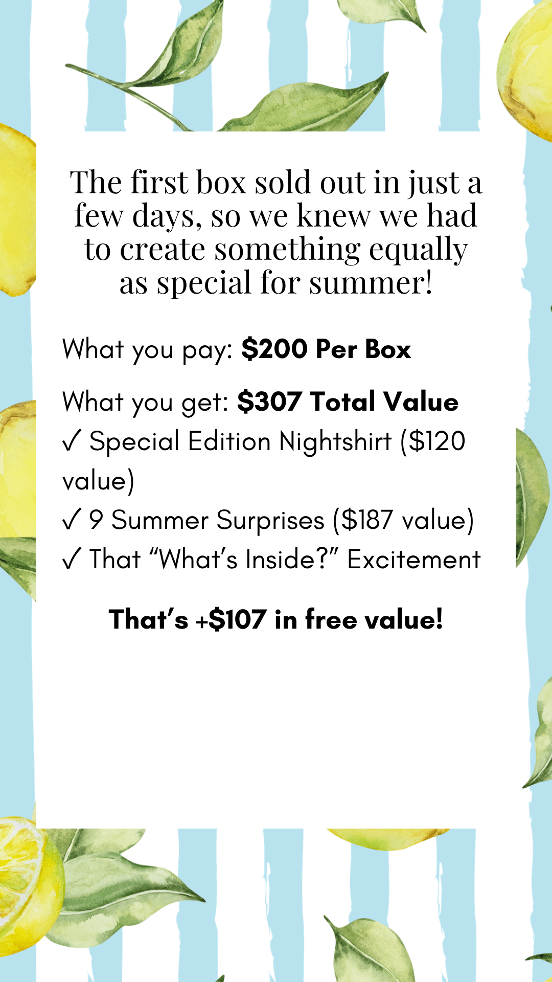 The Dreamer's Club Seasonal Box - Summer Edition -The Dreamer's Club- Cloud Nine Pajamas