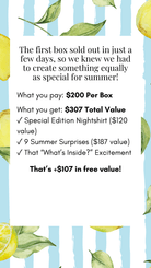The Dreamer's Club Seasonal Box - Summer Edition -The Dreamer's Club- Cloud Nine Pajamas