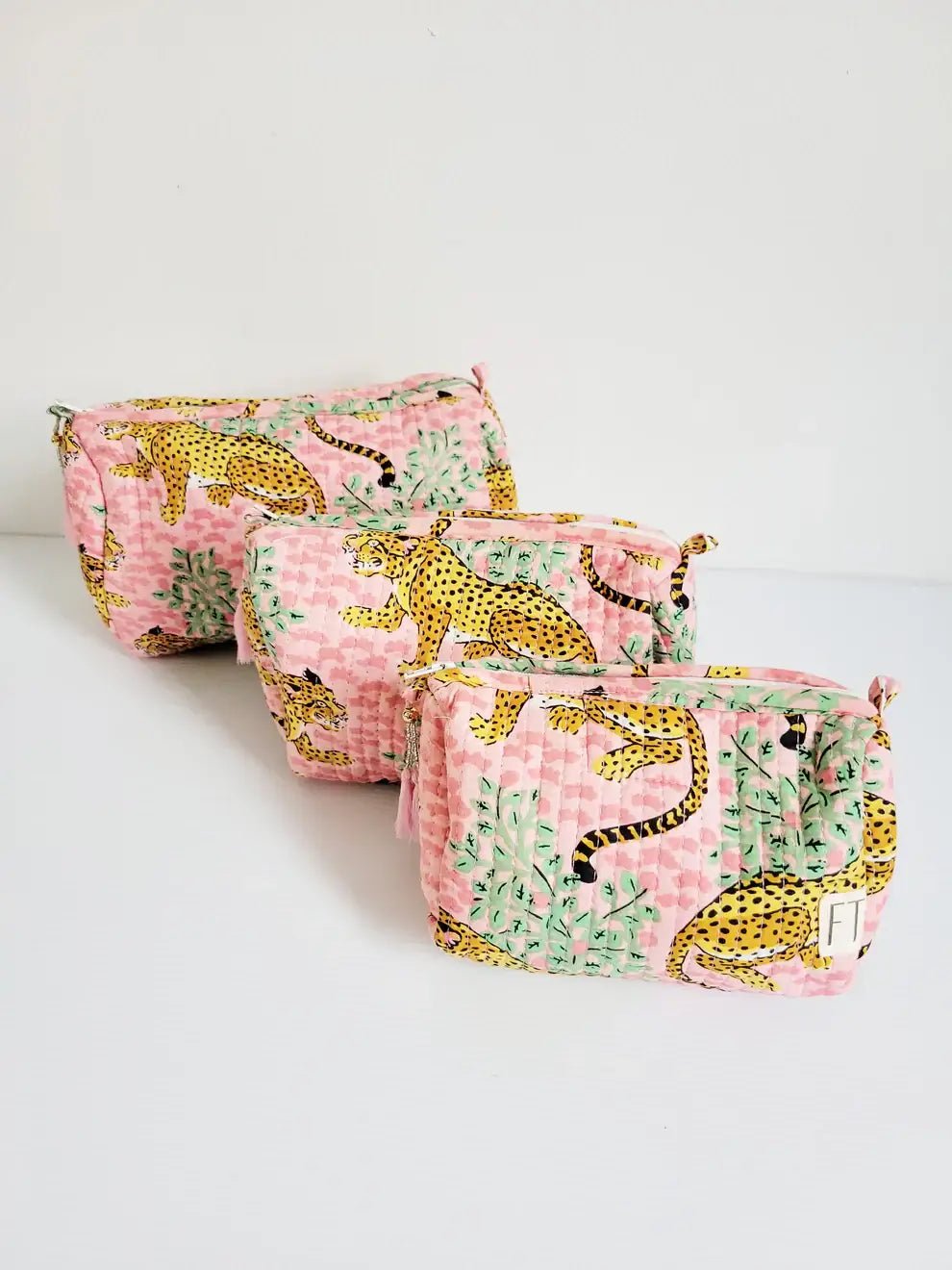 The Three In One Makeup Bag Set by French Toast Handmade - French Toast Handmade - Cloud Nine Pajamas