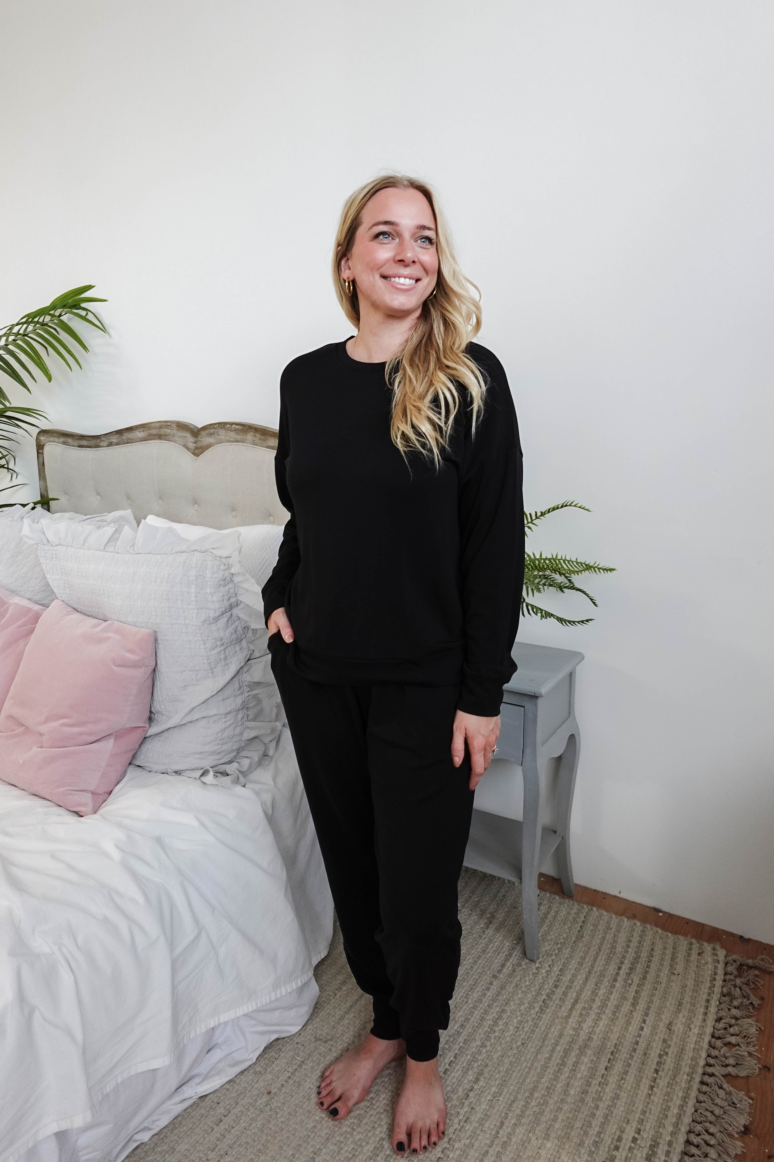 TKMK Lounge wear set 【BLACK】 Buy Threadbare Black Velour Loungewear Set from the Next UK