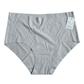 Stone Blue Seamless Mid Rise Underwear with cotton gusset Katie Em Undies