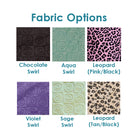 Warm Buddy Ultra Shoulder Wrap fabric options colour range — Cloud Nine Pajamas Edmonton