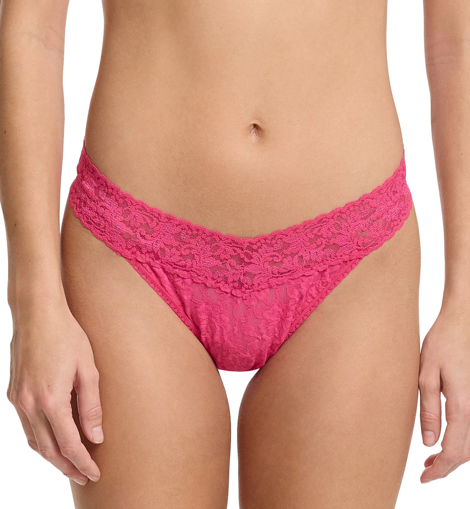Hanky Panky Women's Signature Stretch Lace Original Rise Thong One Size Fits Most - Cloud Nine Pajamas