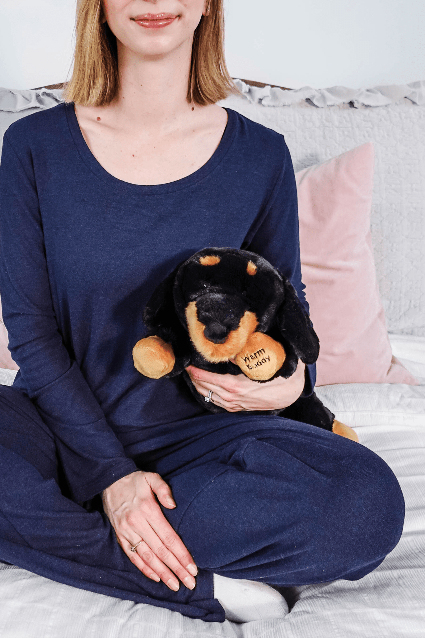 Warm Buddy Heat Up Stuffed Animal Cuddle Buddy Dachshund 15" - Warm Buddy Co. - Cloud Nine Pajamas