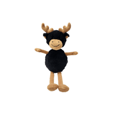 Warm Buddy Tiny Moosey Mini Pet plush toy, perfect for cuddling and snuggling, 6-inch size for kids.