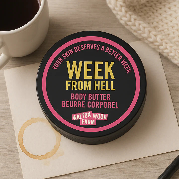 Walton Wood Farm Week From Hell Body Butter 8oz grapefruit brown sugar scent — Cloud Nine Pajamas Edmonton
